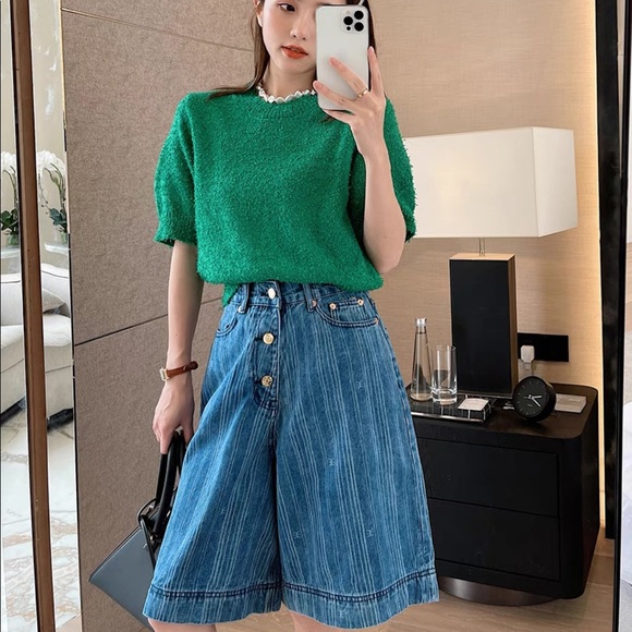 eenk denim bermuda shorts - Picture 1 of 3